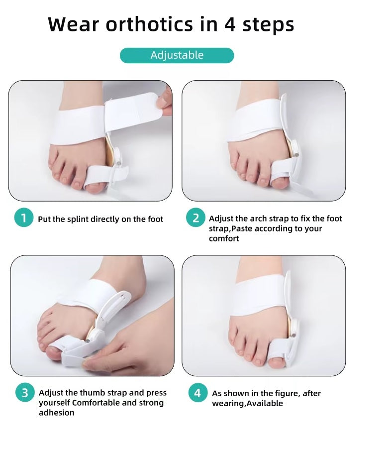 Bunion Corrector & Big Toe Straightener Splint FeetiFix-4576