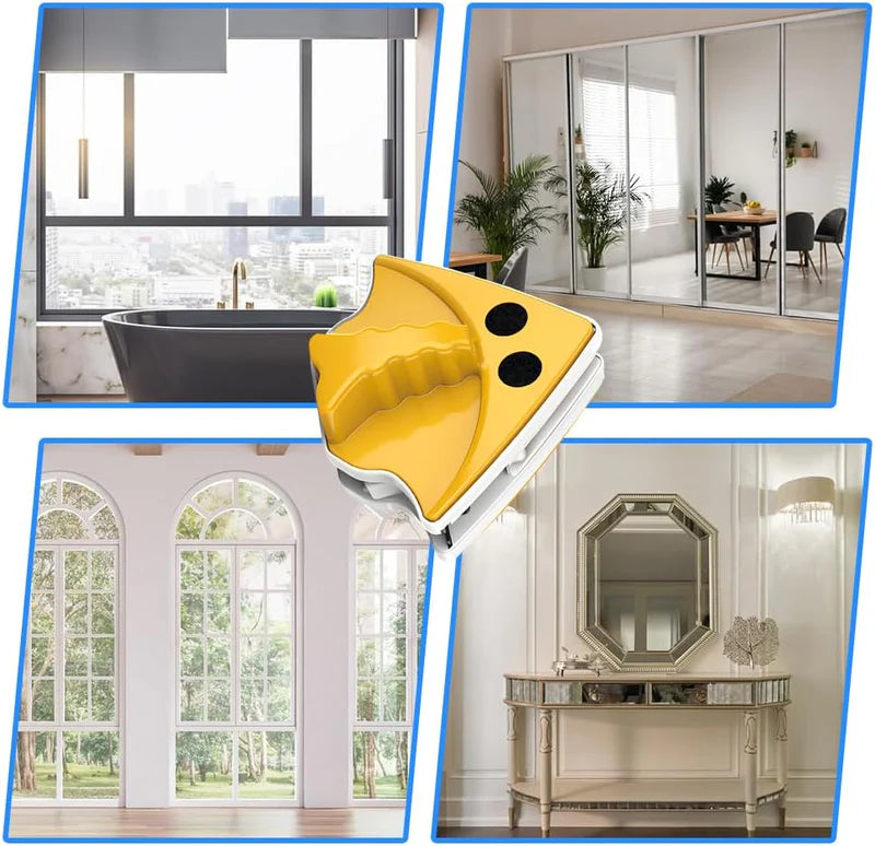 Double-Sided Magnetic Glass Cleaner