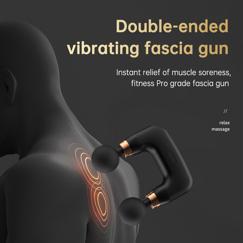 Double Headed Fascia Gun Massager - MGE-016