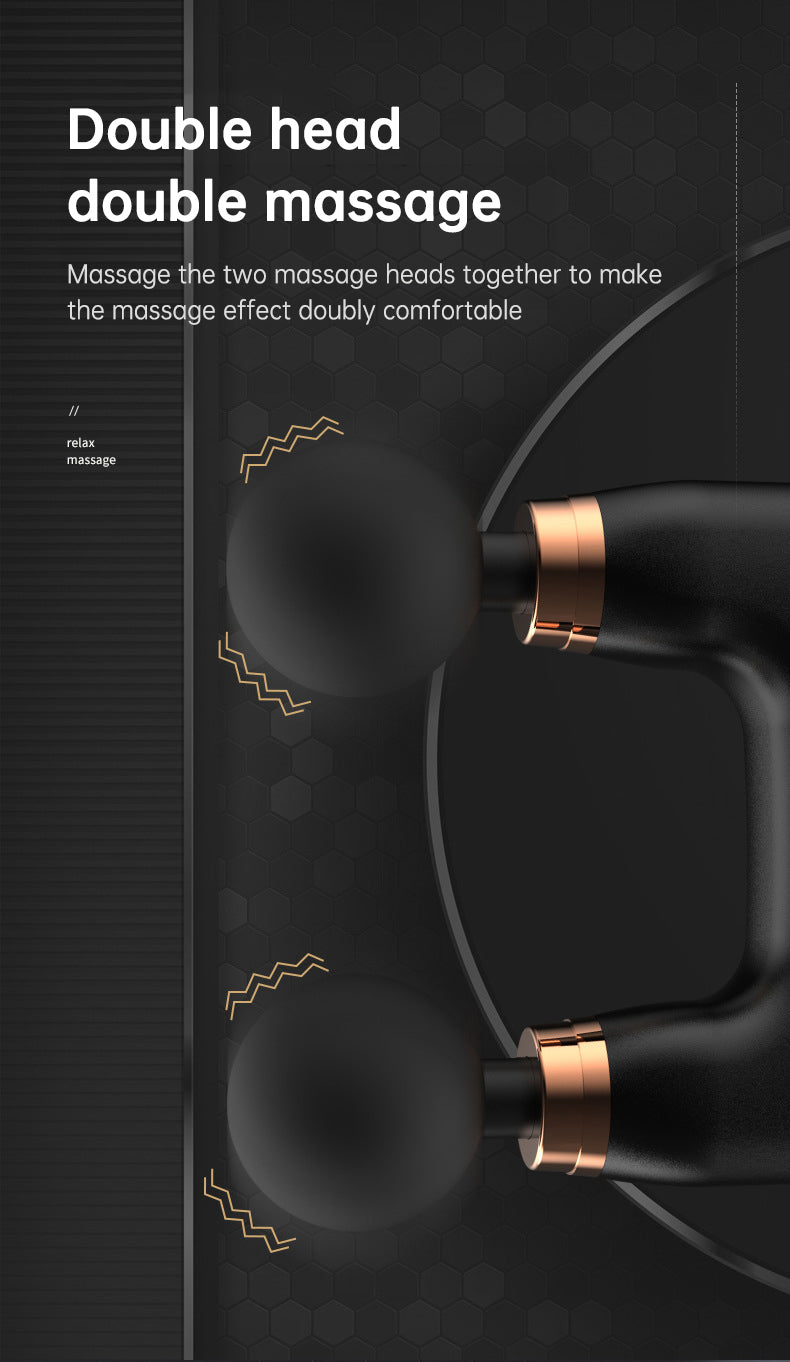 Double Headed Fascia Gun Massager - MGE-016