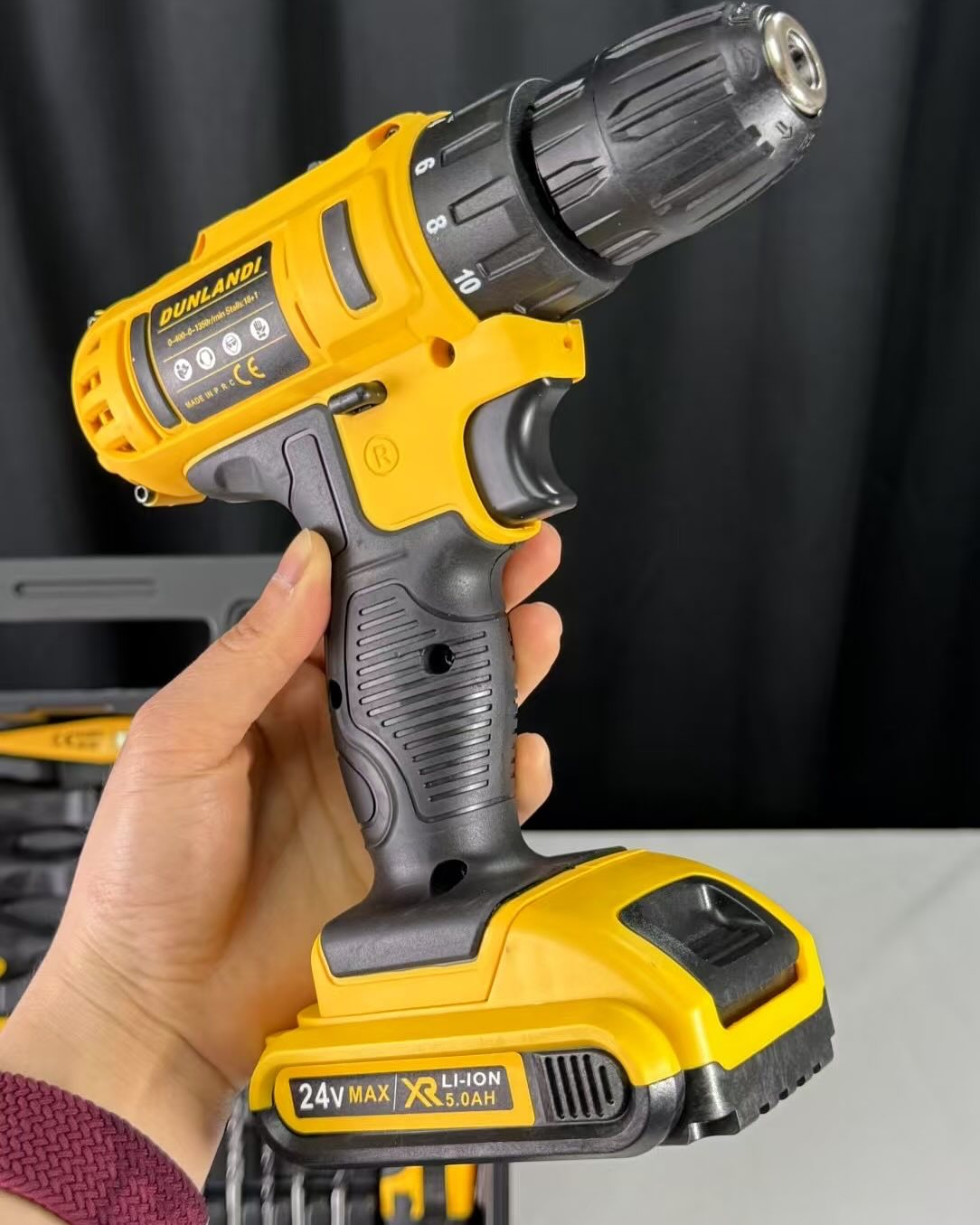 Cordless Drill & Complete Hand Tool Kit - Dunlandi ST3572