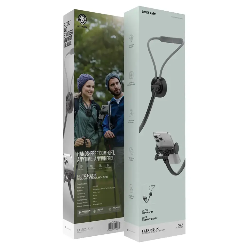 FLEX NECK Wearable Neck Holder - GREEN LION