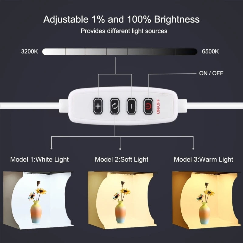 LED Portable Photo Studio - PULUZ PU5028