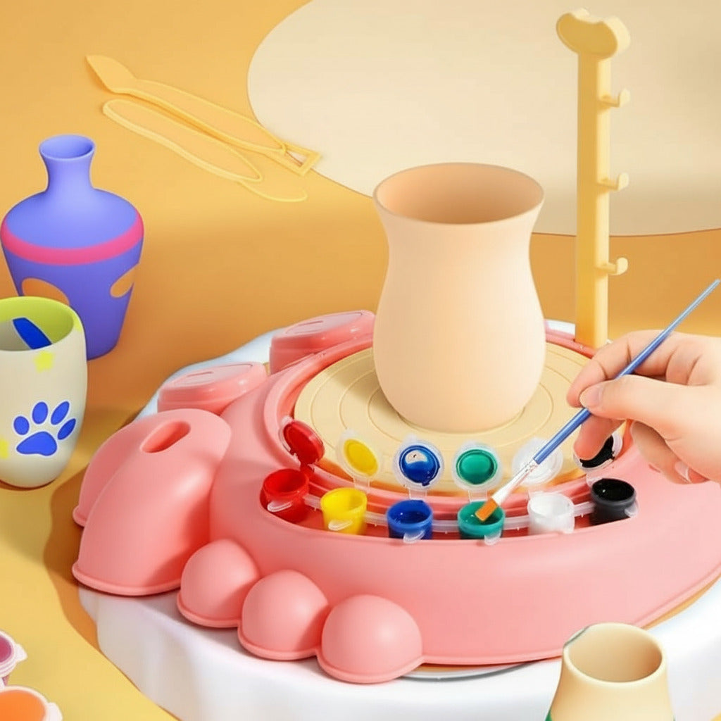 Little Crab Pottery Wheel Clay Making & Painting Kit 2629-T29A
