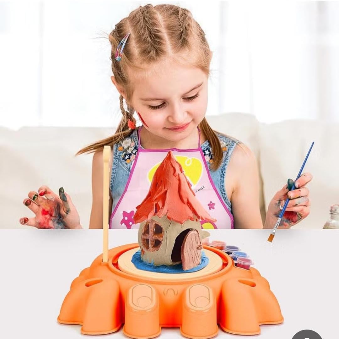 Little Crab Pottery Wheel Clay Making & Painting Kit 2629-T29A