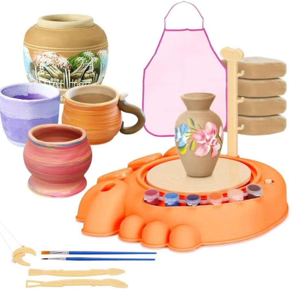 Little Crab Pottery Wheel Clay Making & Painting Kit 2629-T29A