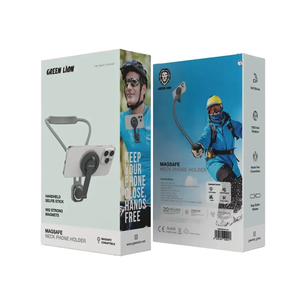 MAGSAFE Neck Phone Holder - GREEN LION