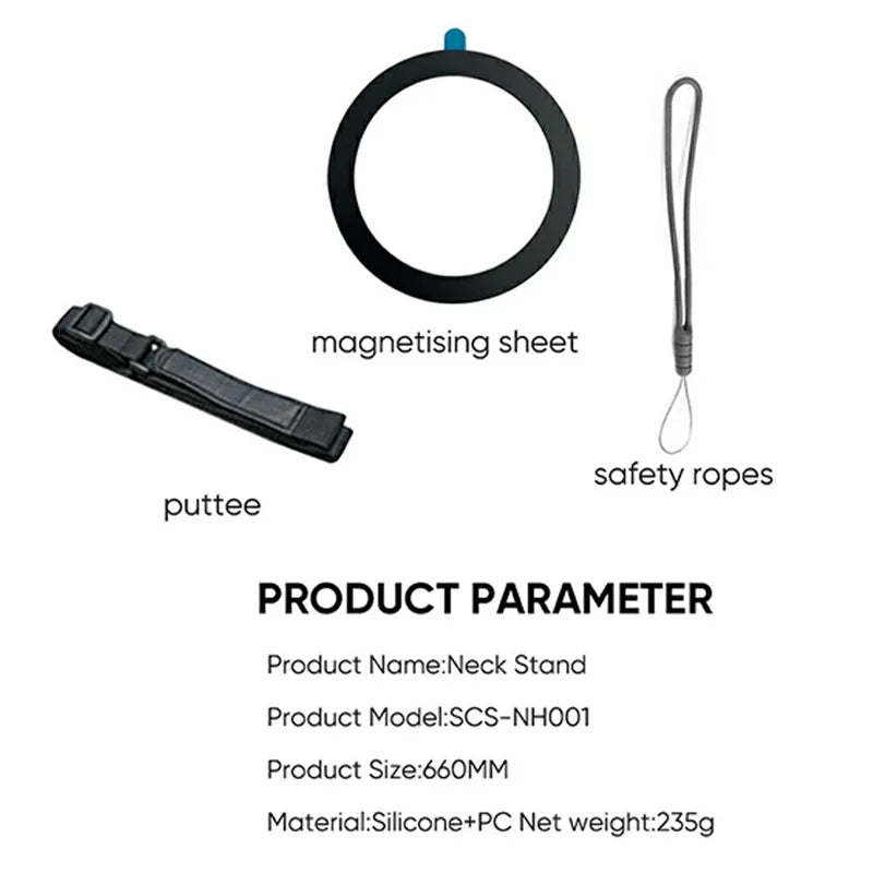 Magnetic Mobile Phone Neck Bracket - SCS-NH001