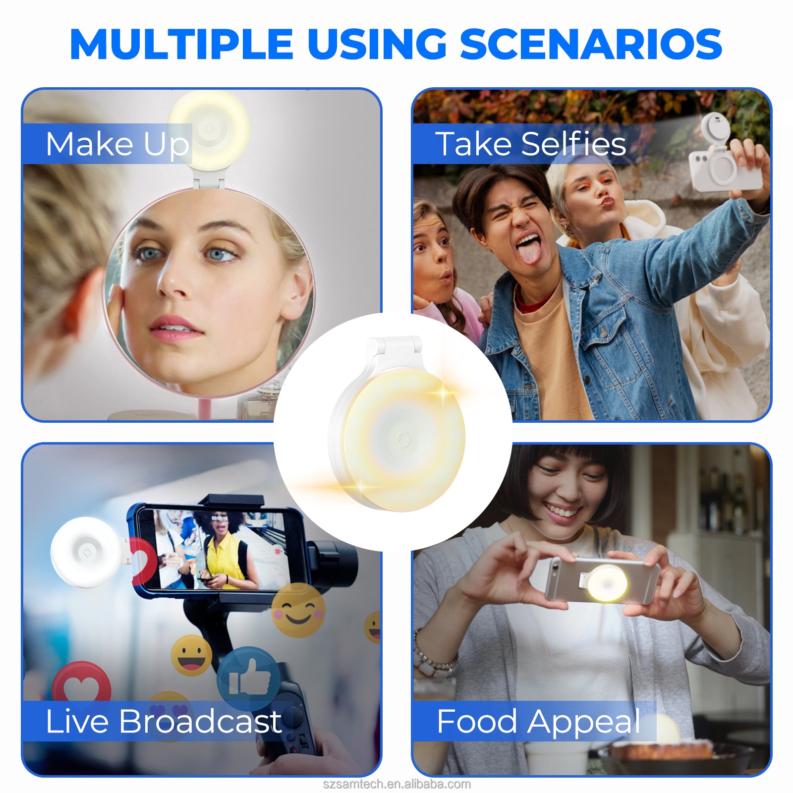 Magnetic Selfie Ring Fill Light - B01