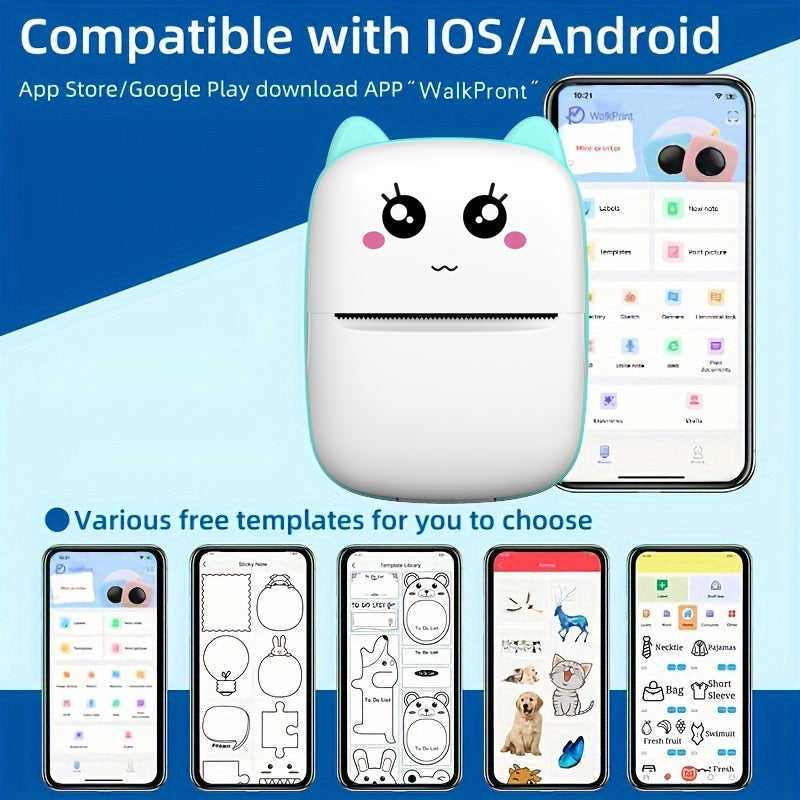 Mini Bluetooth Inkless Printer - ST4073