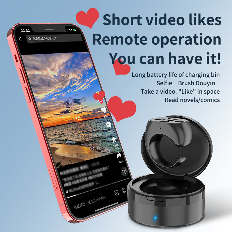 Mobile Phone Bluetooth Ring Remote Control JX-05S