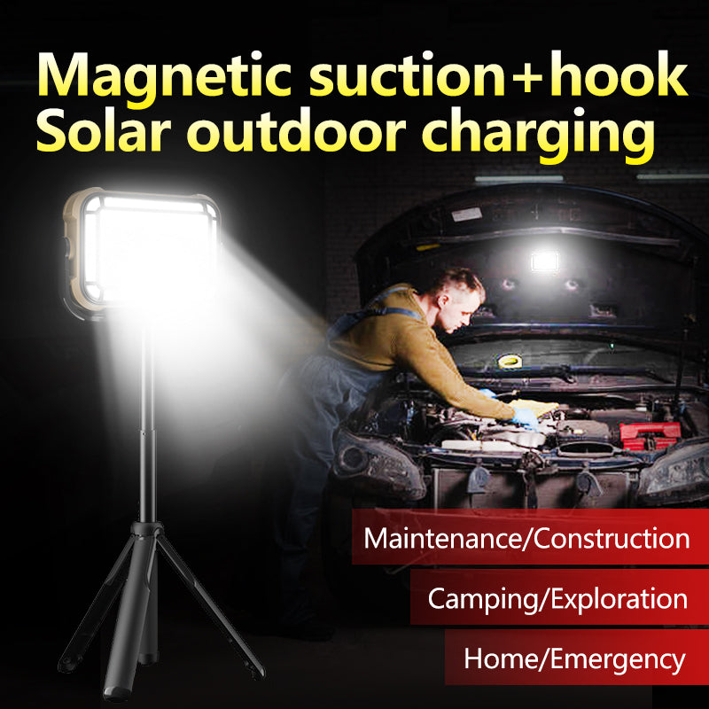 Outdoor Portable Solar Rechargeable Flashlight