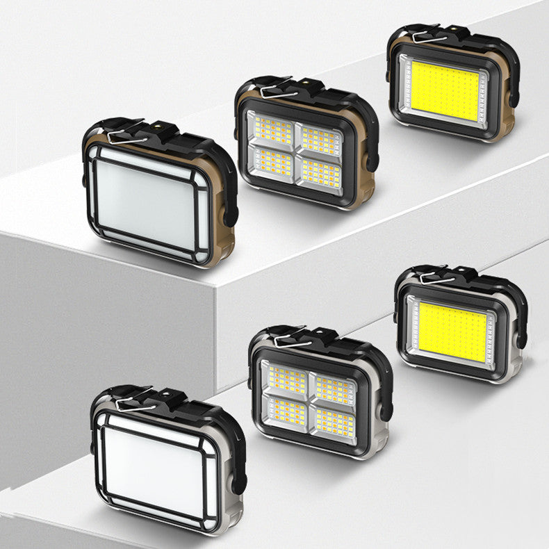 Outdoor Portable Solar Rechargeable Flashlight
