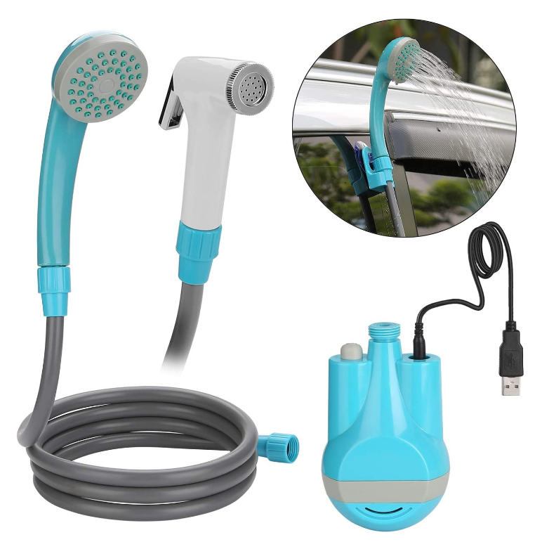 Portable Rechargeable Camping Shower Pump