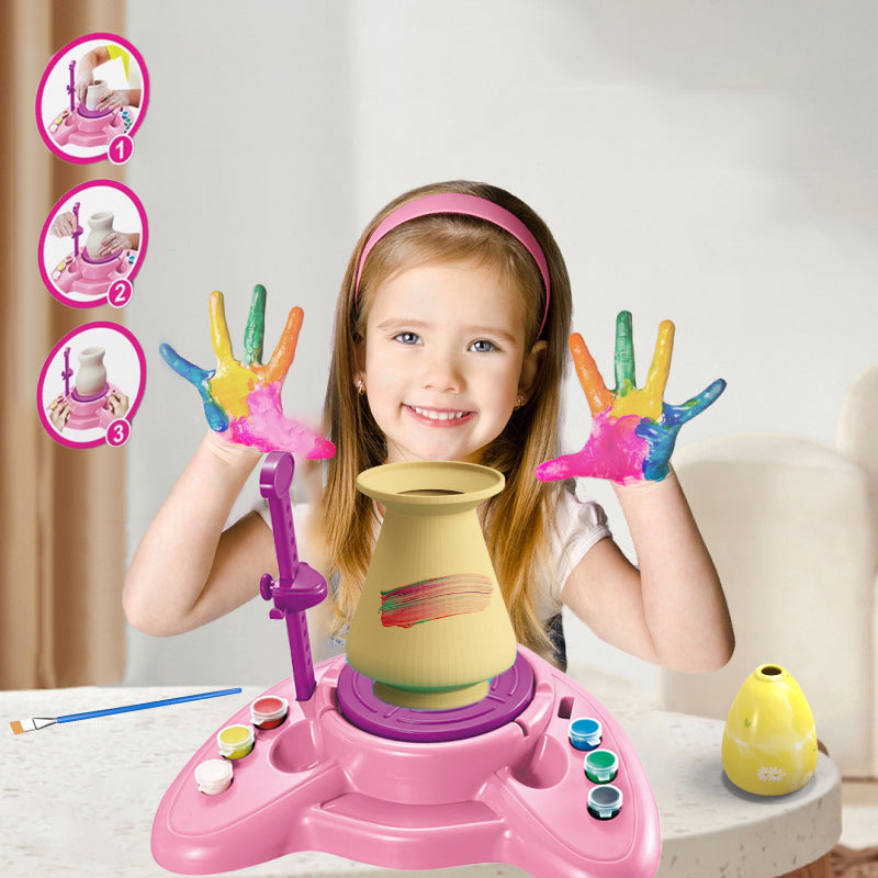 Pottery Wheel Clay Making & Painting Kit 6830-13