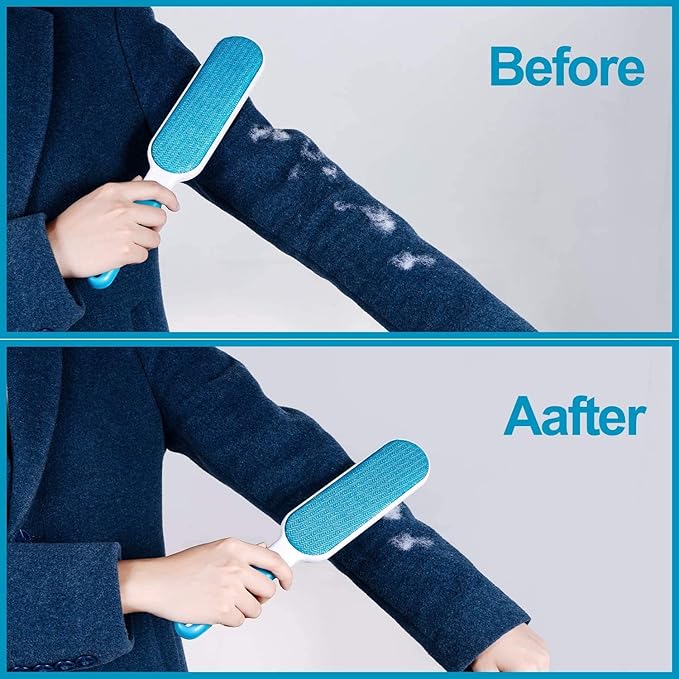 Reusable Pet Fur Remover With Self-Cleaning Base - HS102-203