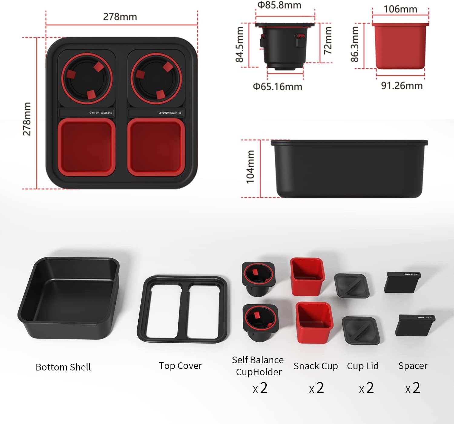 Sofa Modular Snack Box