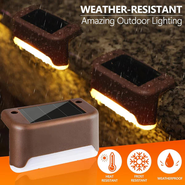 Solar-Powered LED Outdoor Step Light - HS16806
