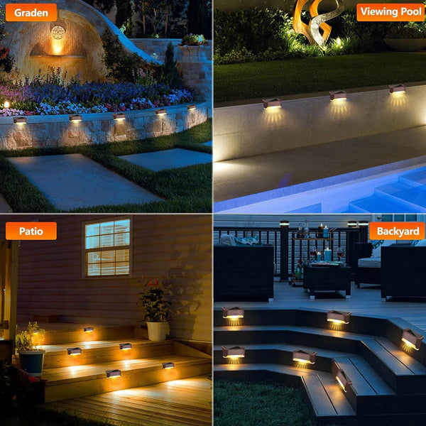Solar-Powered LED Outdoor Step Light - HS16806