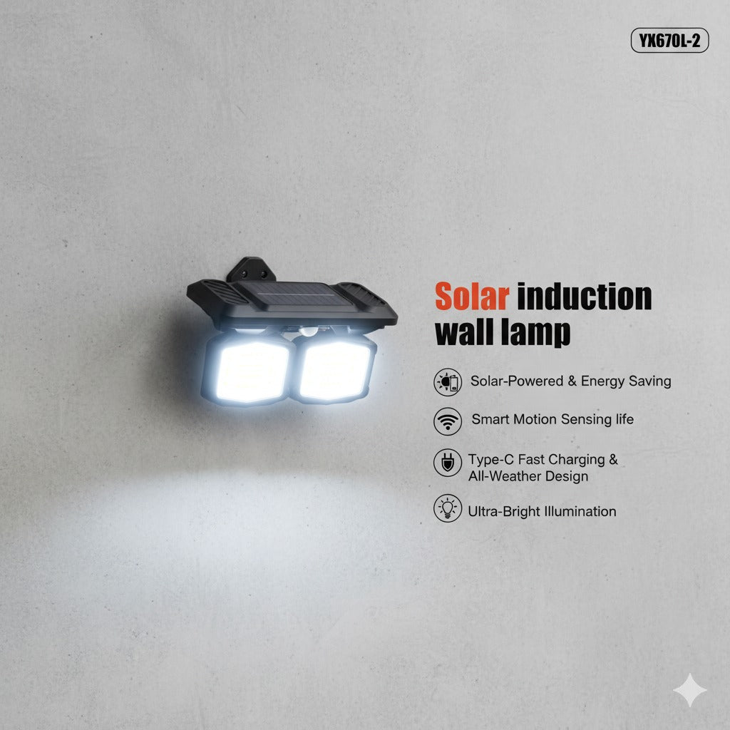 Solar Induction Wall Lamp - YX670-2