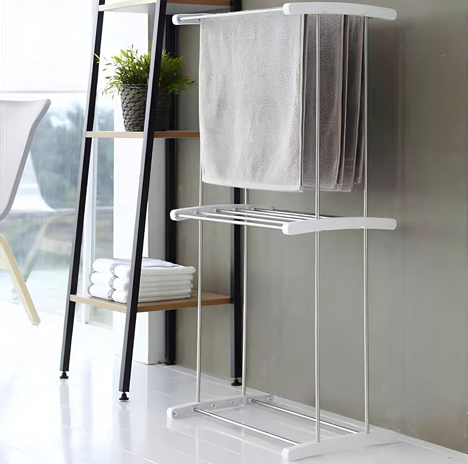 Stainless Steel Bathroom 2 Layer Organizer - HS16804