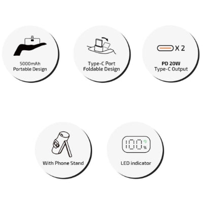 Tail Plug Mobile Power Bank WiWU-P017-C