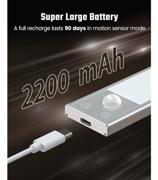 Under-Cabinet Lights 2-Pack with PIR Motion Sensor - SUPER DANNY Z35V