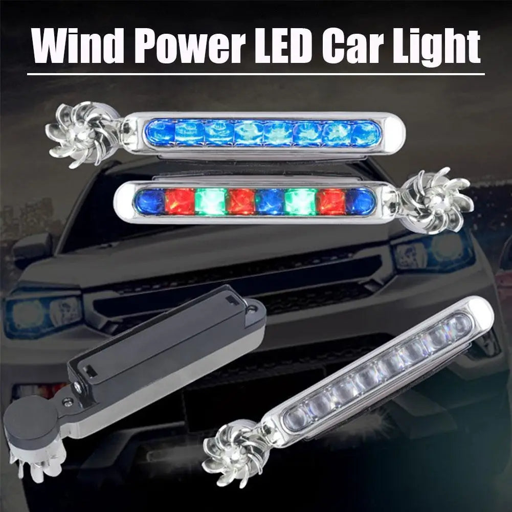 Wind Powered LED Car Light - SS7632