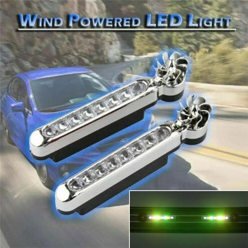 Wind Powered LED Car Light - SS7632