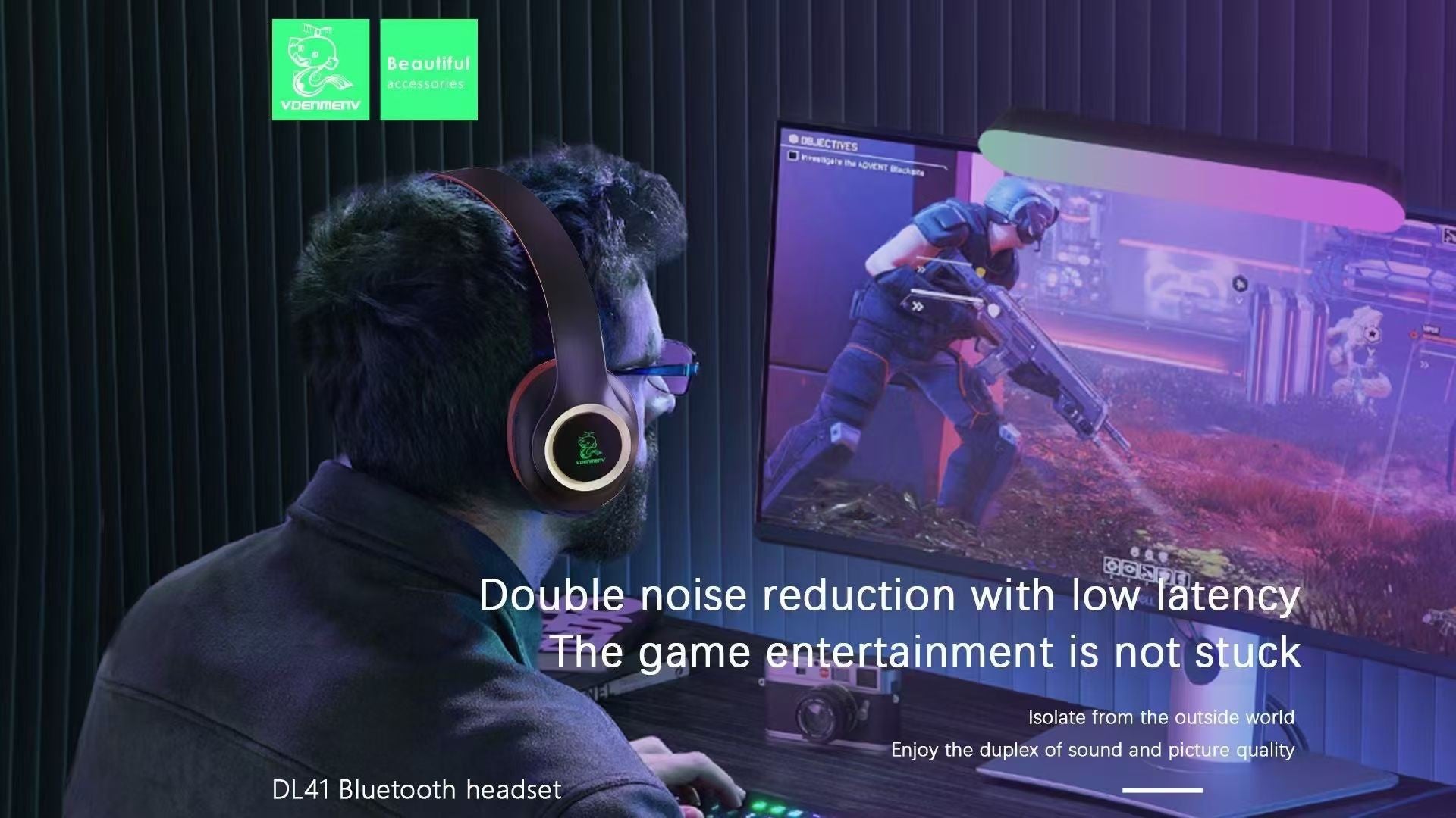 Wireless Headphone - VDENMENV DL41