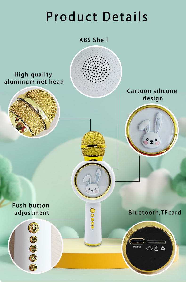 Wireless Karaoke Microphone Speaker - X6