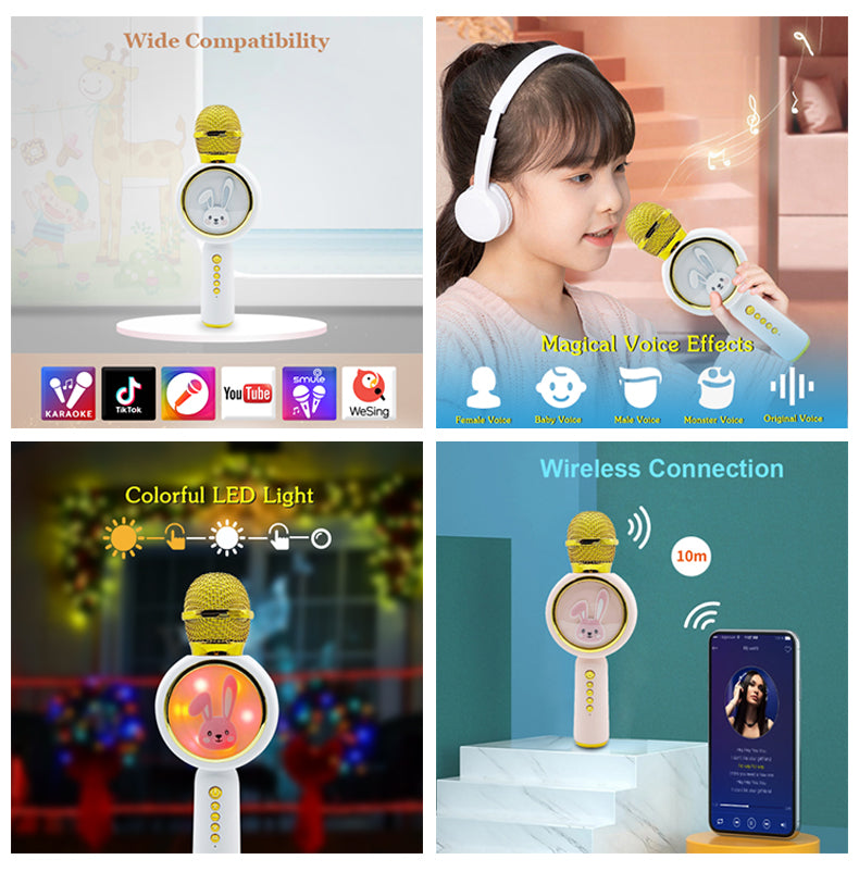 Wireless Karaoke Microphone Speaker - X6