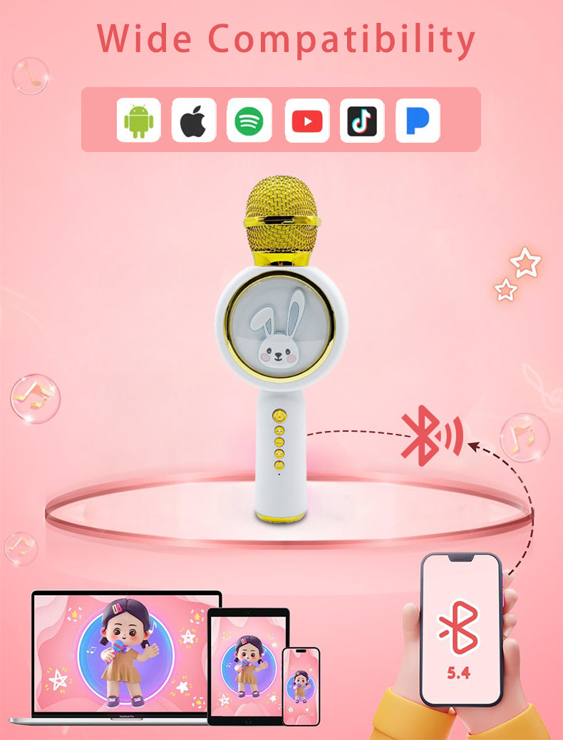 Wireless Karaoke Microphone Speaker - X6