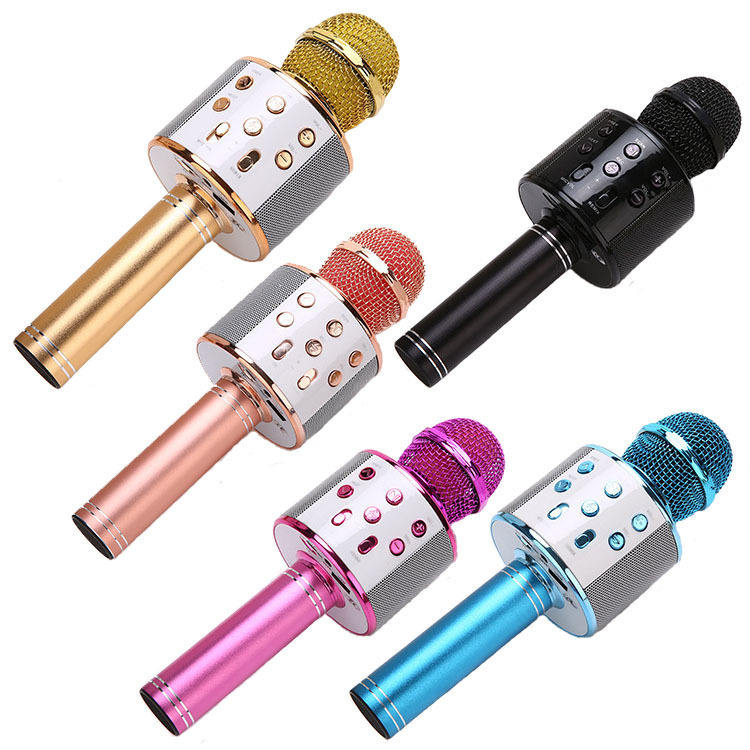 Wireless Karaoke Microphone Speaker WS-858